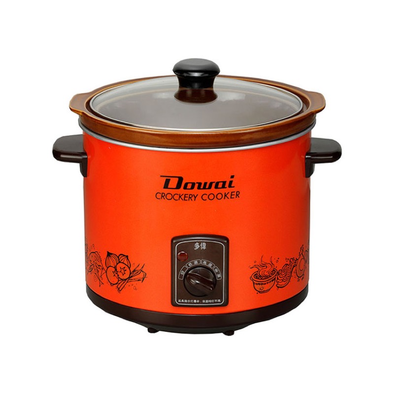 【Dowai 多偉】台灣製造3.2L陶瓷燉鍋(DT-400) 台灣製造