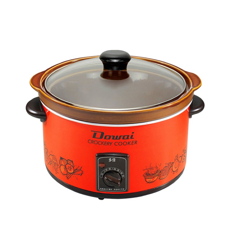 【Dowai 多偉】台灣製造3.6L陶瓷燉鍋(DT-500) 台灣製造